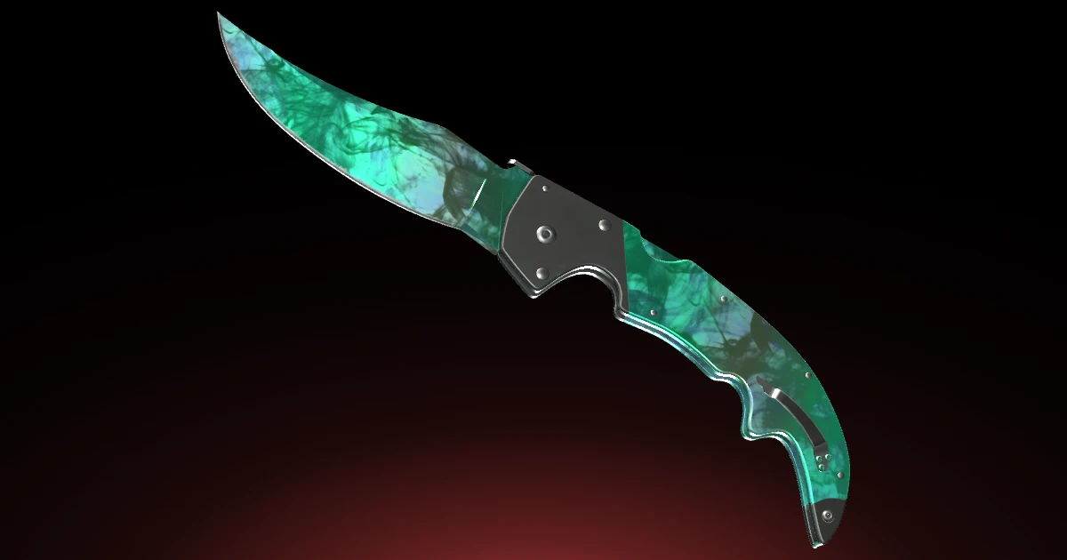 Falchion Knife | Gamma Doppler skin in CS2