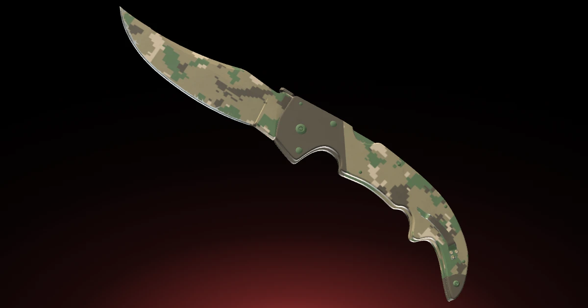 Falchion Knife | Forest DDPAT skin in CS2