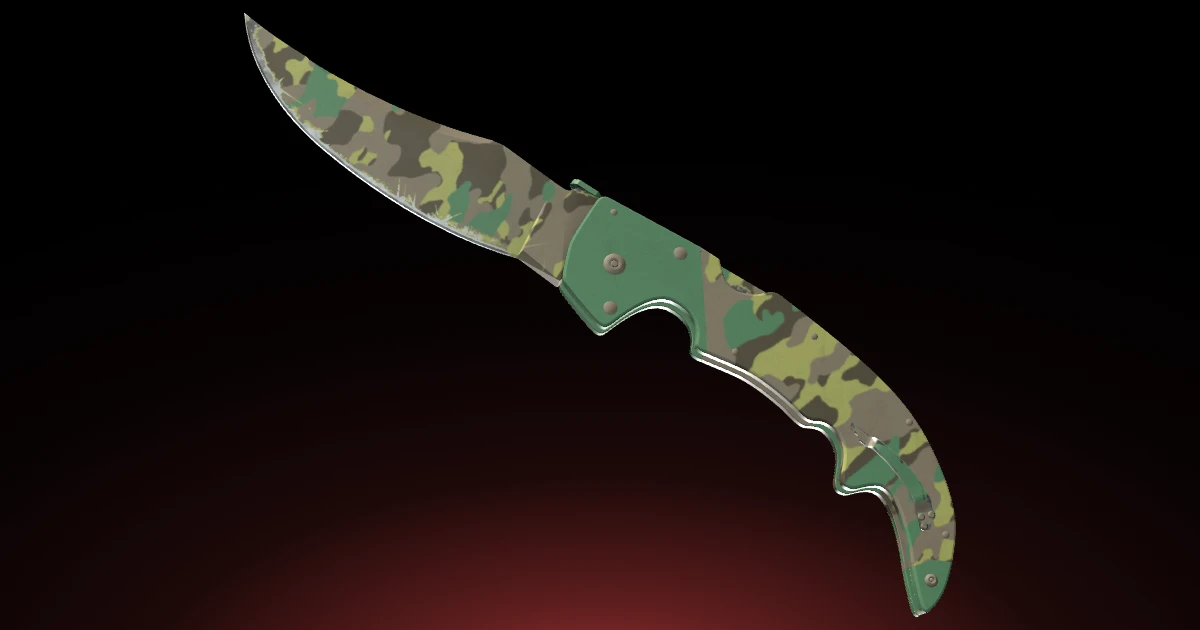 Falchion Knife | Boreal Forest skin in CS2