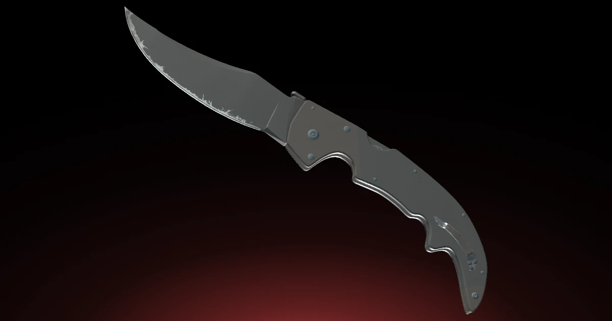 Falchion Knife | Night skin in CS2