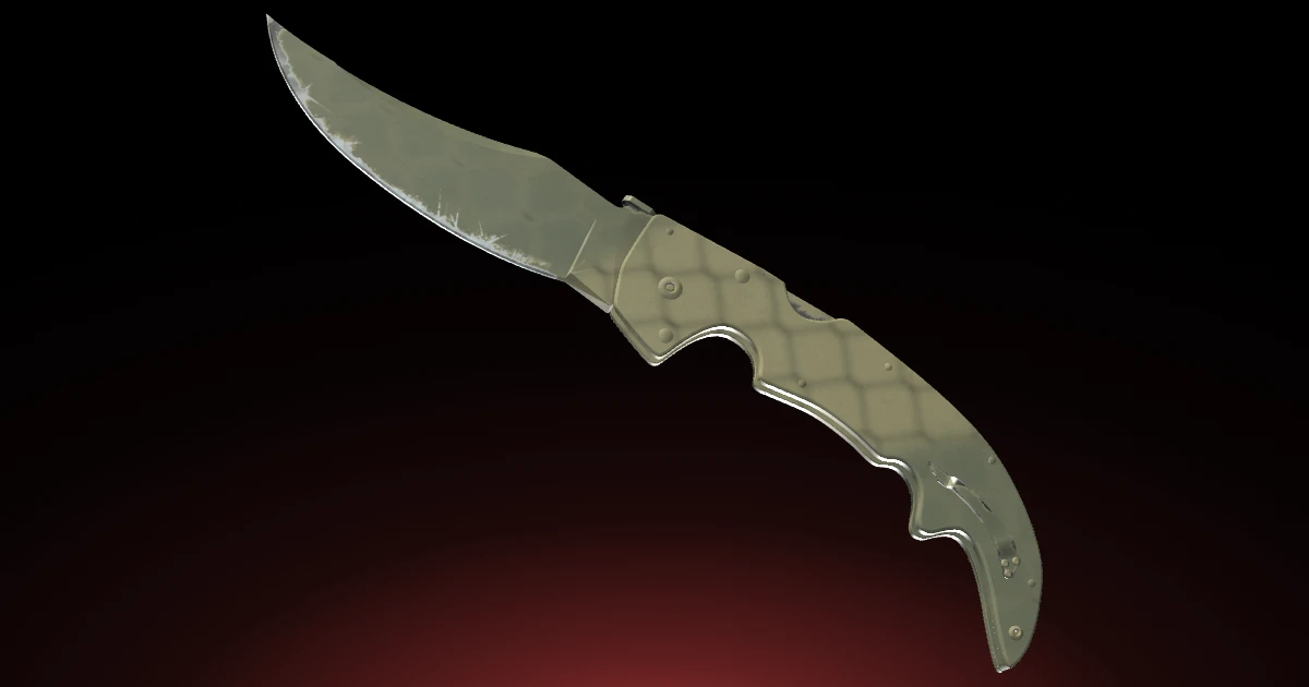 Falchion Knife | Safari Mesh skin in CS2