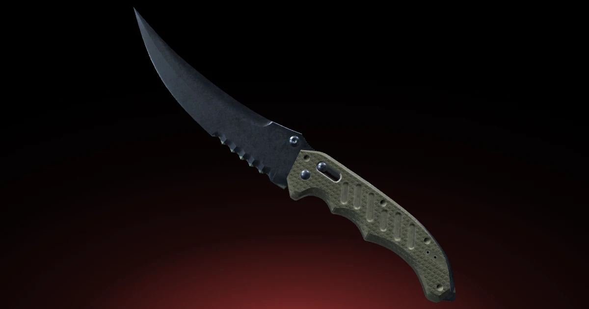 Flip Knife | Blue Steel skin in CS2