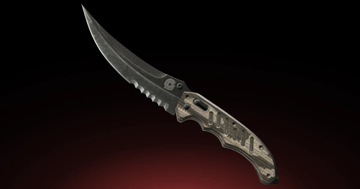 Flip Knife | Black Laminate skin in CS2