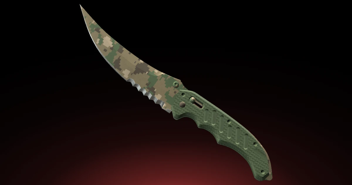 Flip Knife | Forest DDPAT skin in CS2