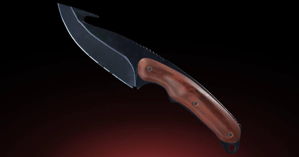 Gut Knife | Blue Steel skin in CS2
