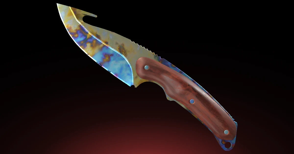 Gut Knife | Case Hardened skin in CS2