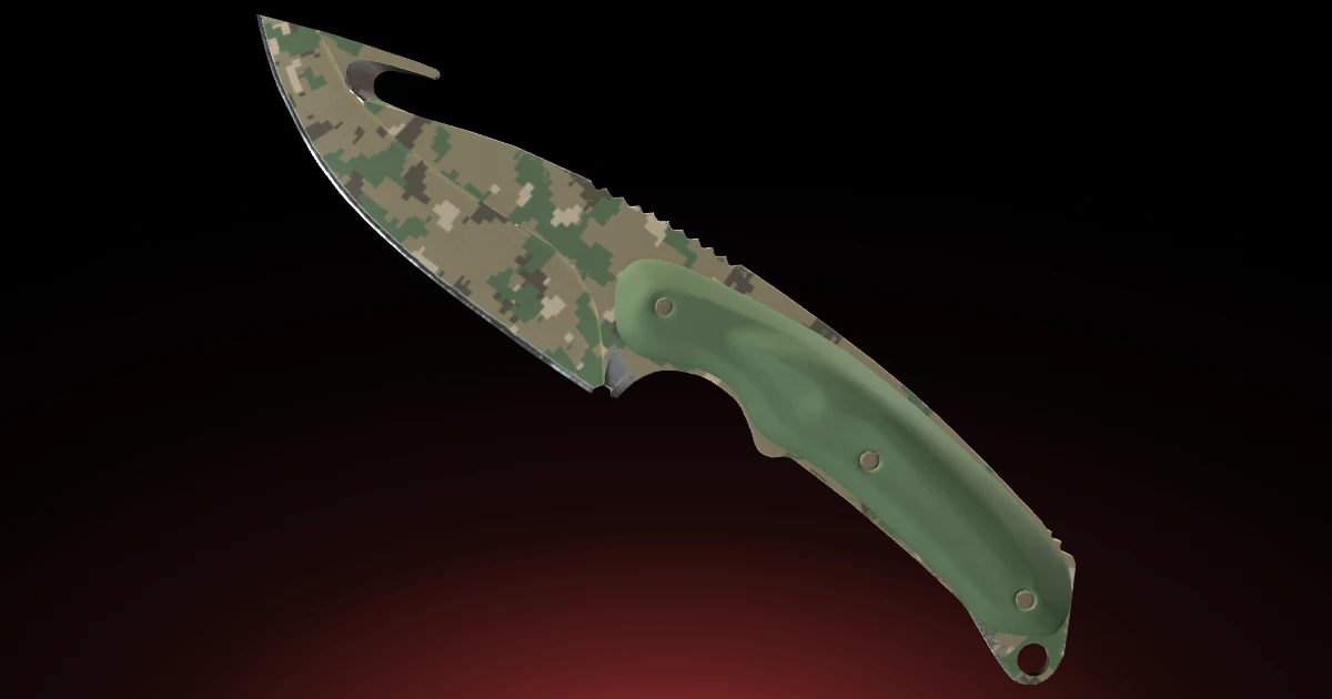Gut Knife | Forest DDPAT skin in CS2
