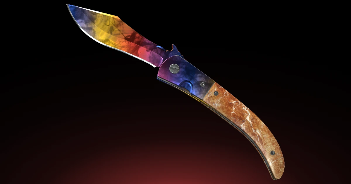 Navaja Knife | Marble Fade skin in CS2