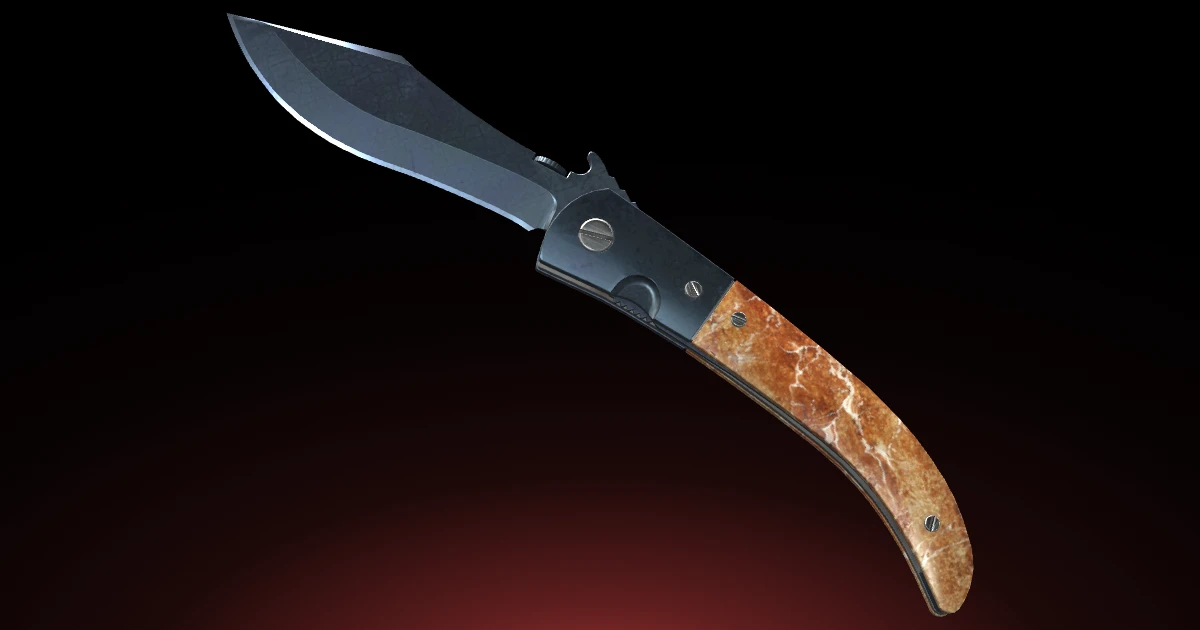 Navaja Knife | Blue Steel skin in CS2