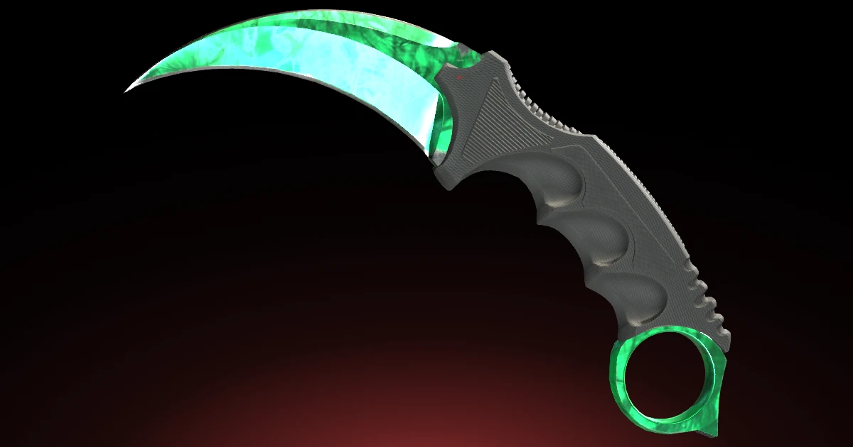 Karambit | Gamma Doppler skin in CS2