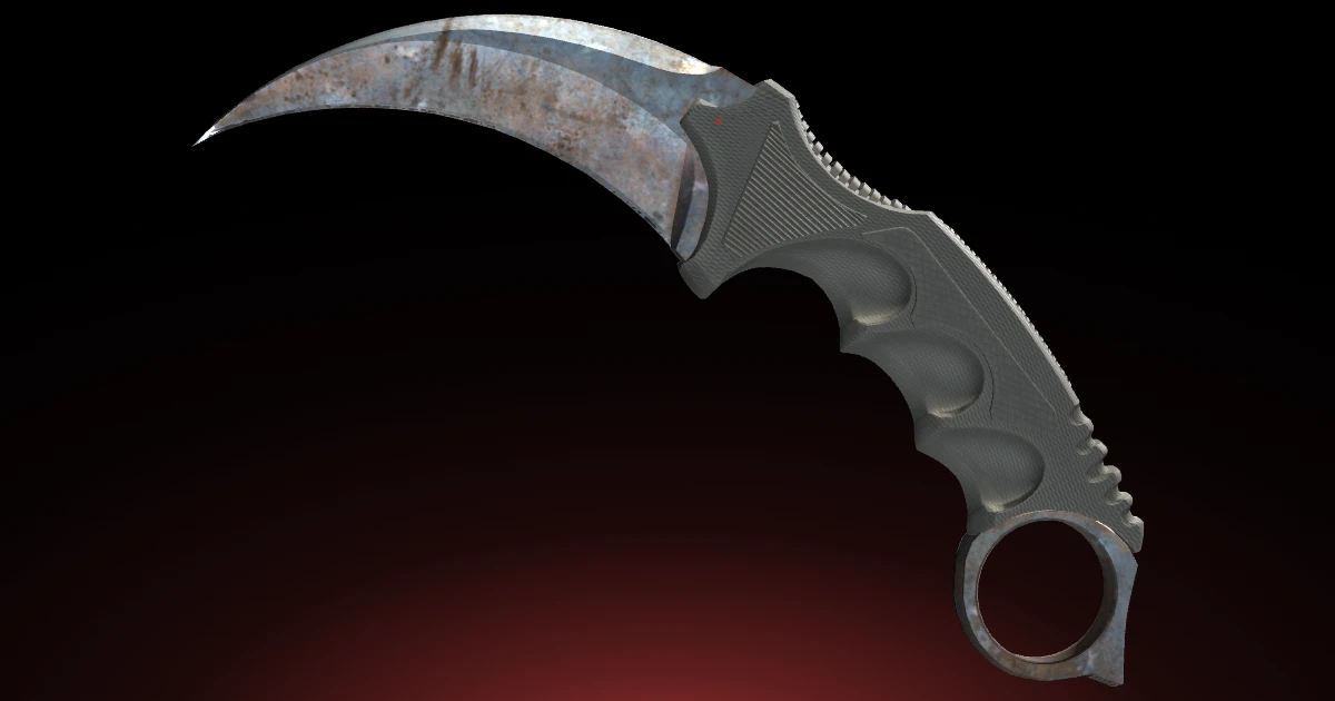 Karambit | Rust Coat skin in CS2