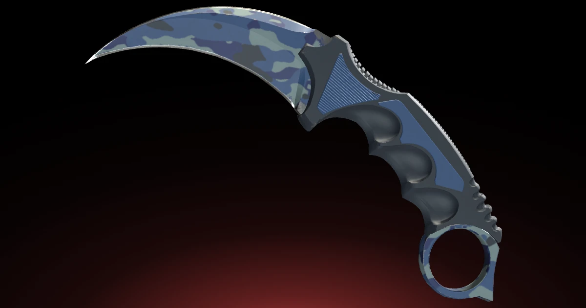 Karambit | Bright Water skin in CS2