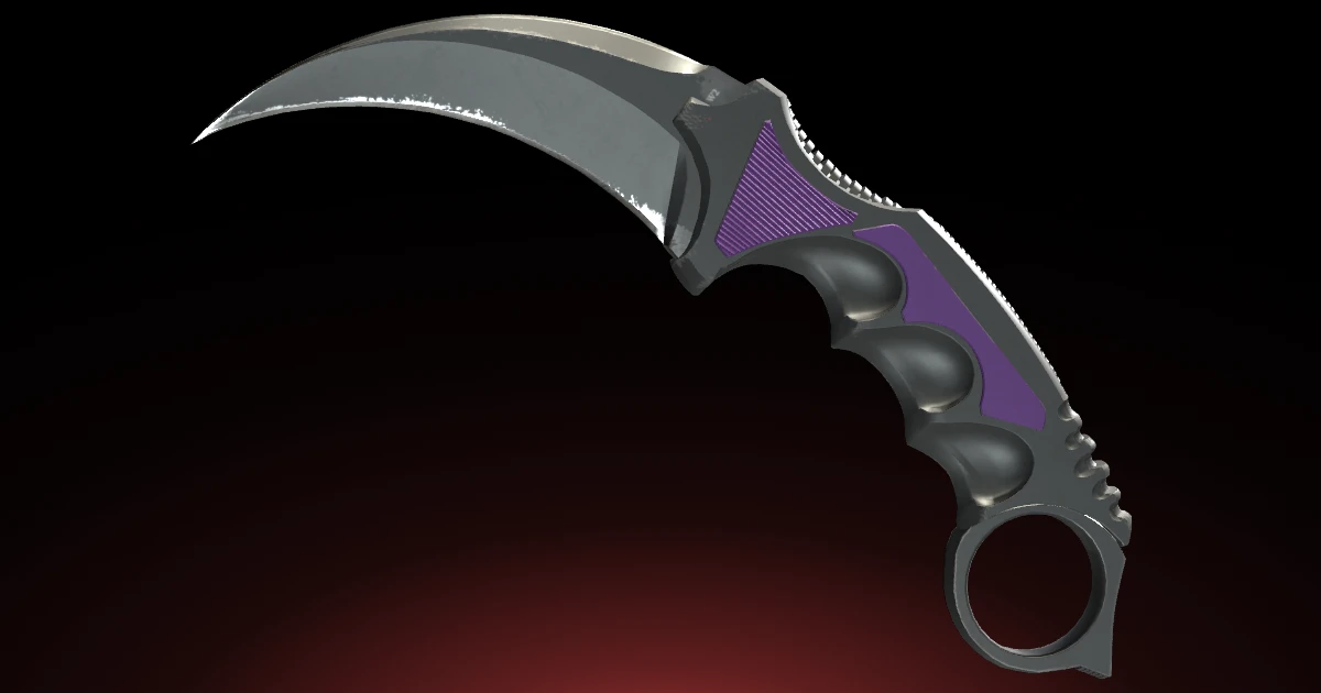Karambit | Ultraviolet skin in CS2