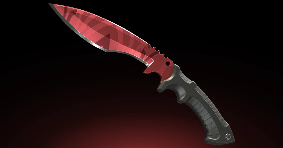 Kukri Knife | Slaughter skin in CS2