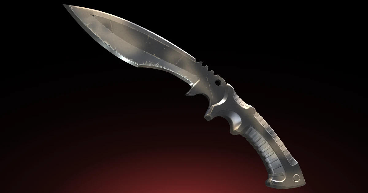 Kukri Knife | Scorched skin in CS2