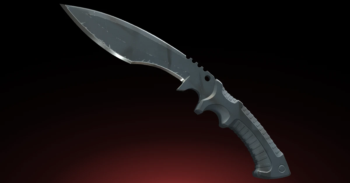 Kukri Knife | Night Stripe skin in CS2