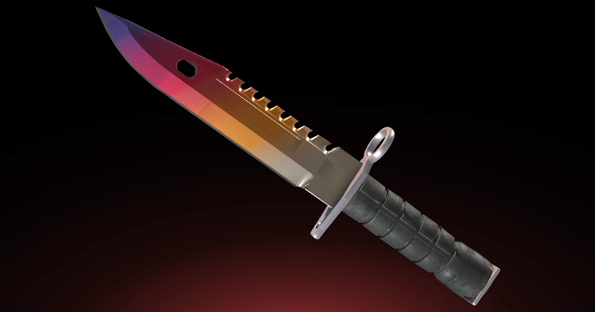M9 Bayonet | Fade skin in CS2