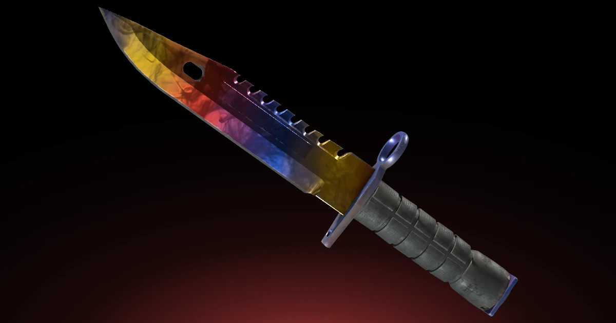 M9 Bayonet | Marble Fade skin in CS2