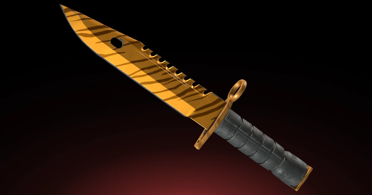 M9 Bayonet | Tiger Tooth skin in CS2
