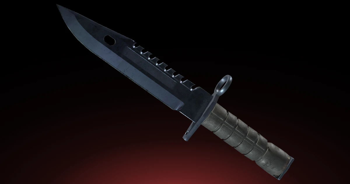 M9 Bayonet | Blue Steel skin in CS2