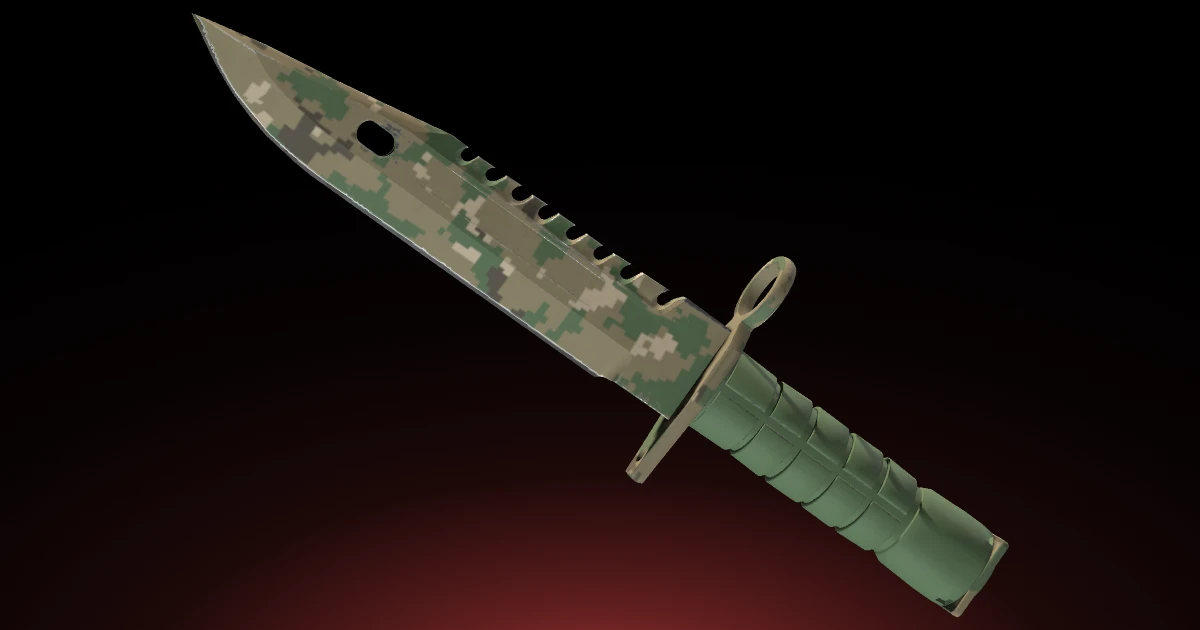 M9 Bayonet | Forest DDPAT skin in CS2