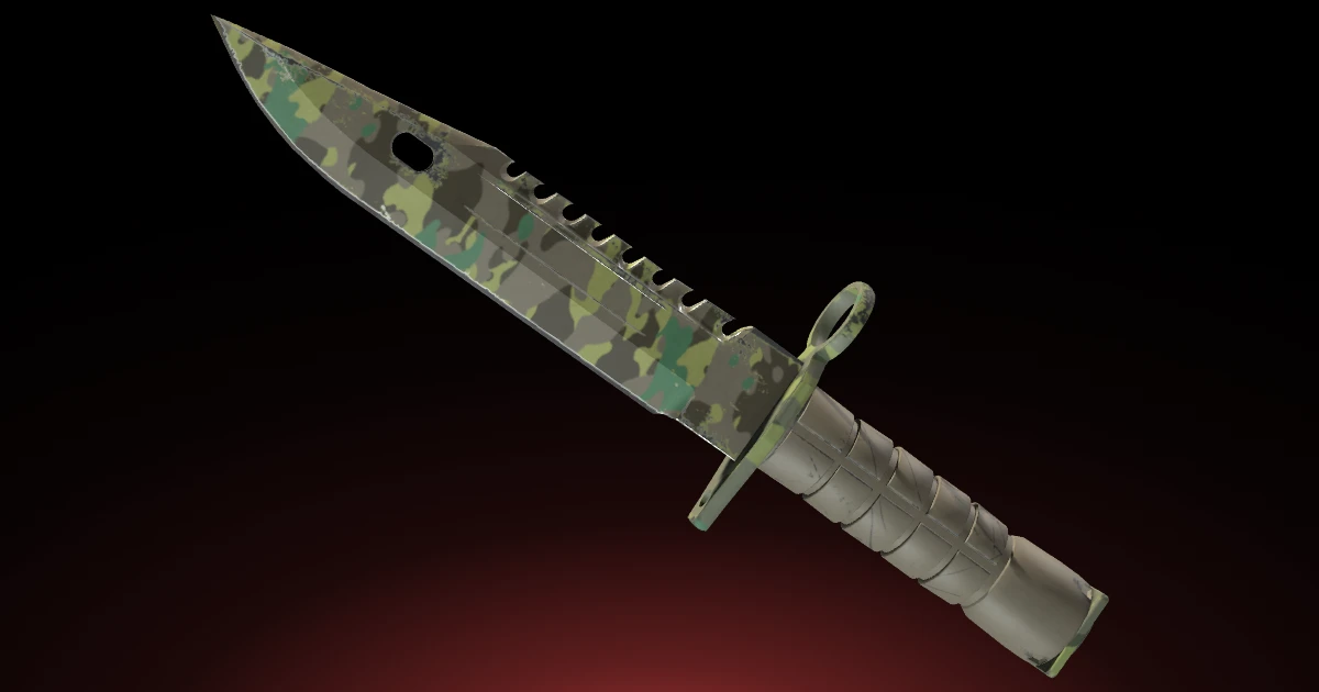 M9 Bayonet | Boreal Forest skin in CS2