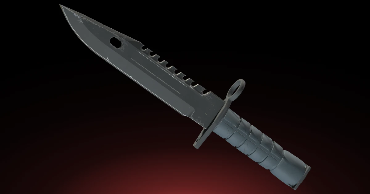 M9 Bayonet | Night skin in CS2