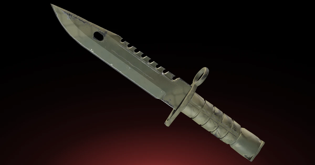 M9 Bayonet | Safari Mesh skin in CS2