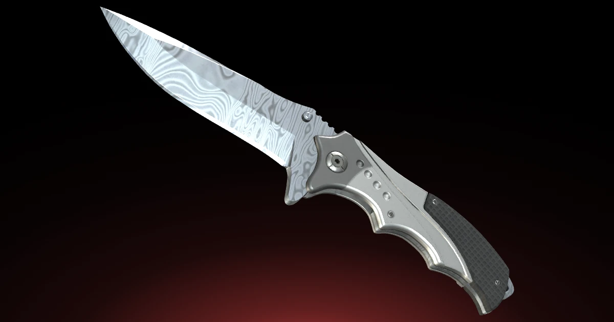 Nomad Knife | Damascus Steel skin in CS2