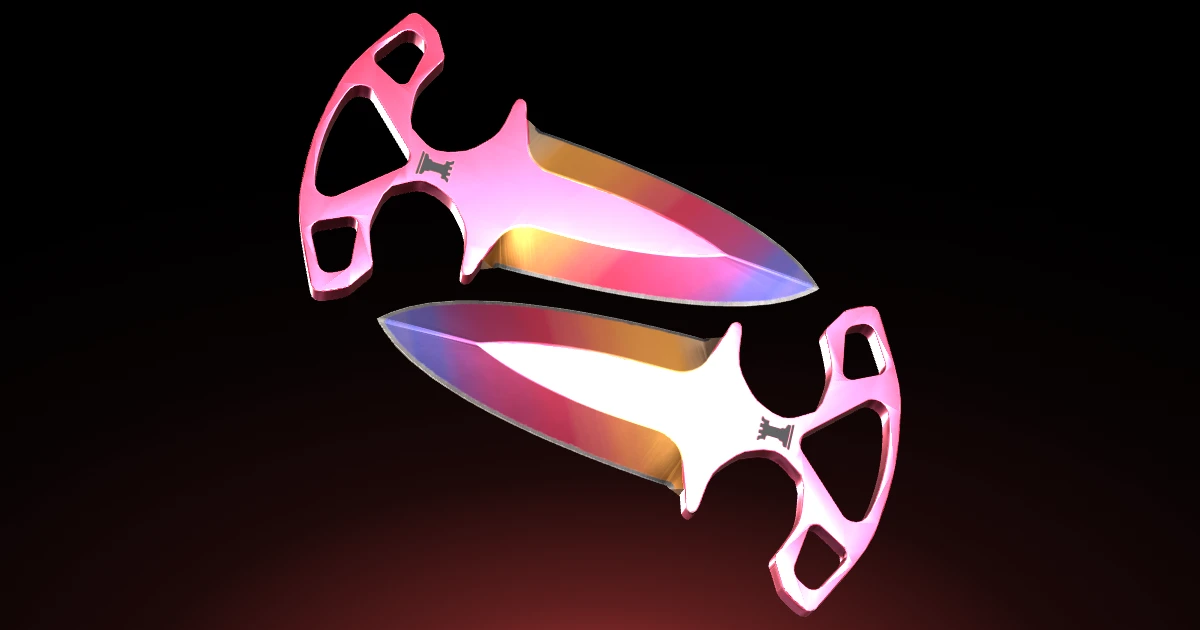 Shadow Daggers | Fade skin in CS2