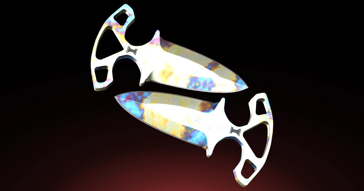 Shadow Daggers | Case Hardened skin in CS2