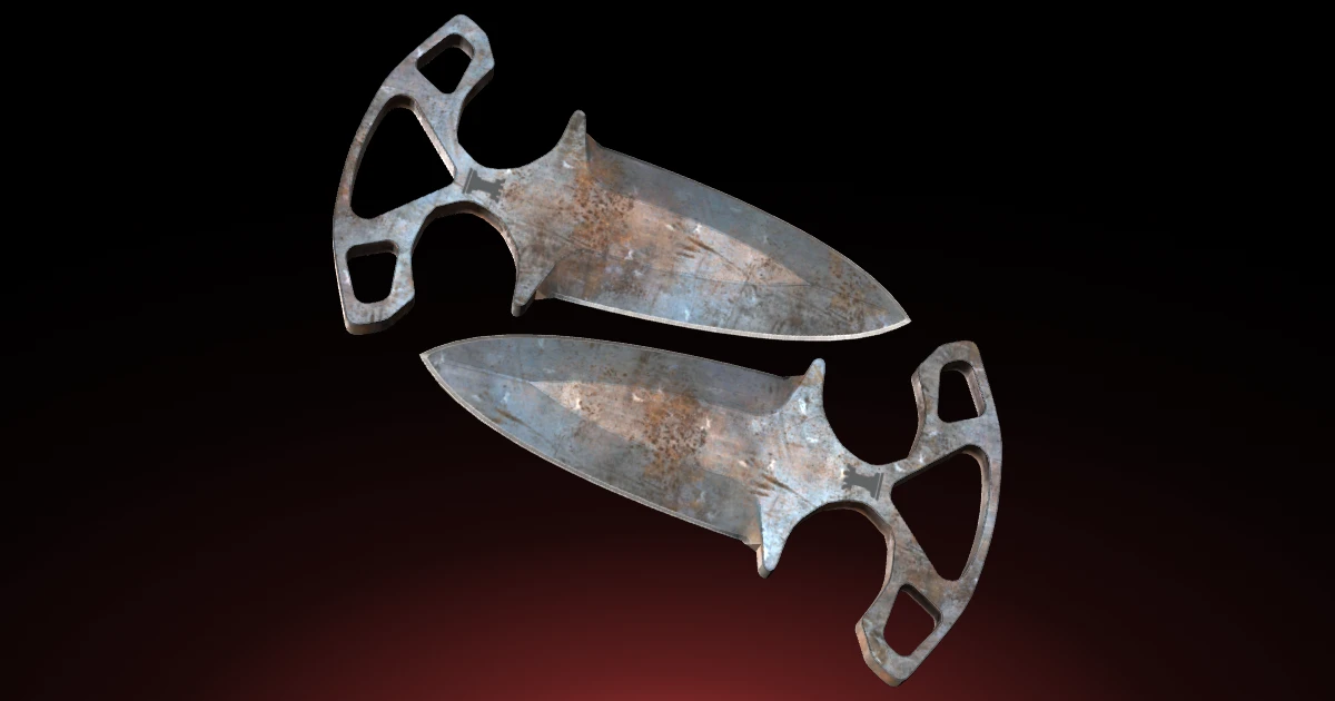 Shadow Daggers | Rust Coat skin in CS2