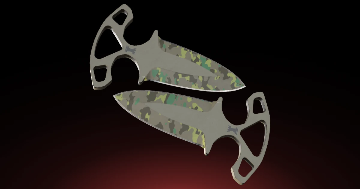 Shadow Daggers | Boreal Forest skin in CS2