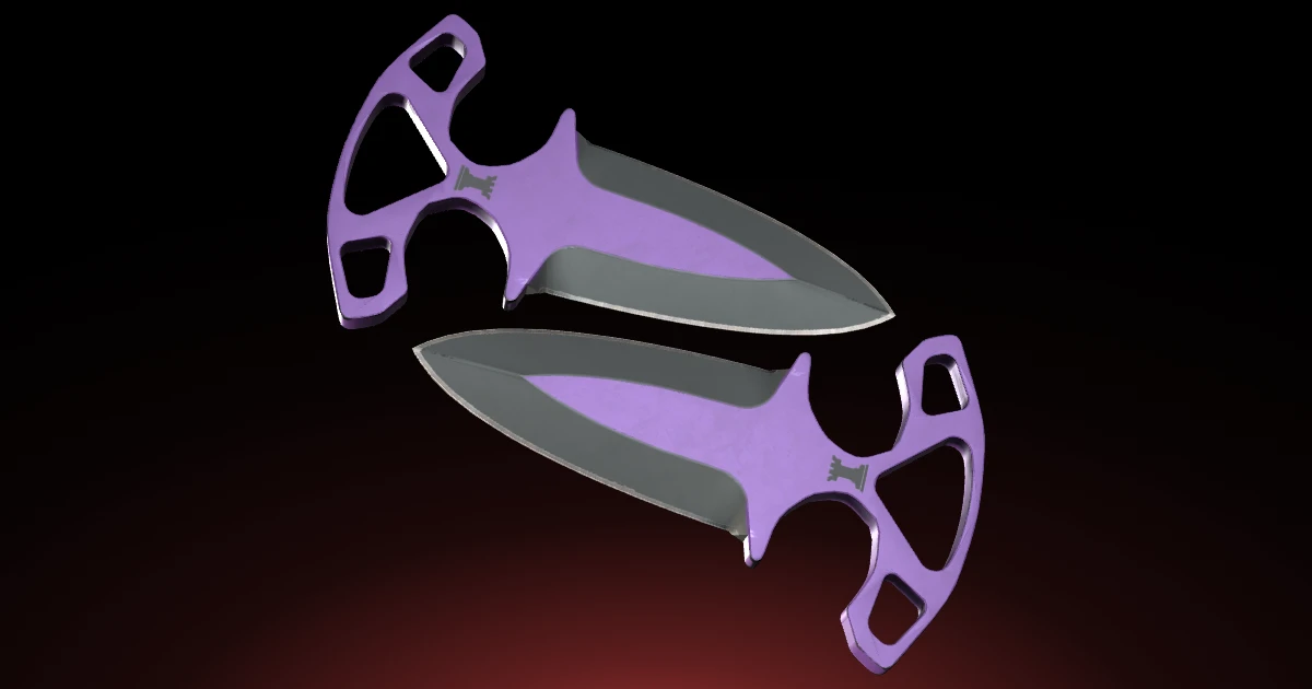 Shadow Daggers | Ultraviolet skin in CS2