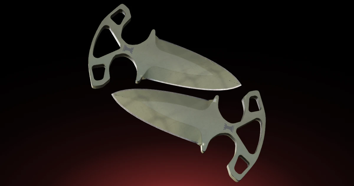 Shadow Daggers | Safari Mesh skin in CS2