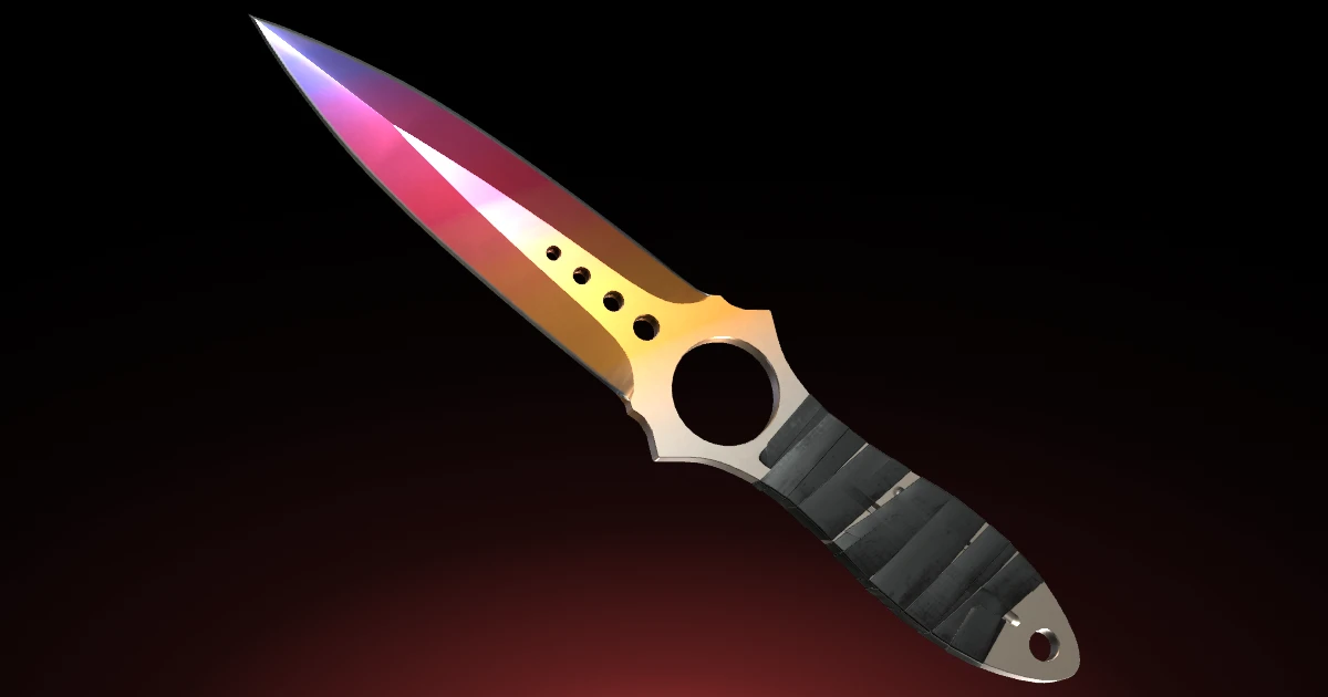 Skeleton Knife | Fade skin in CS2