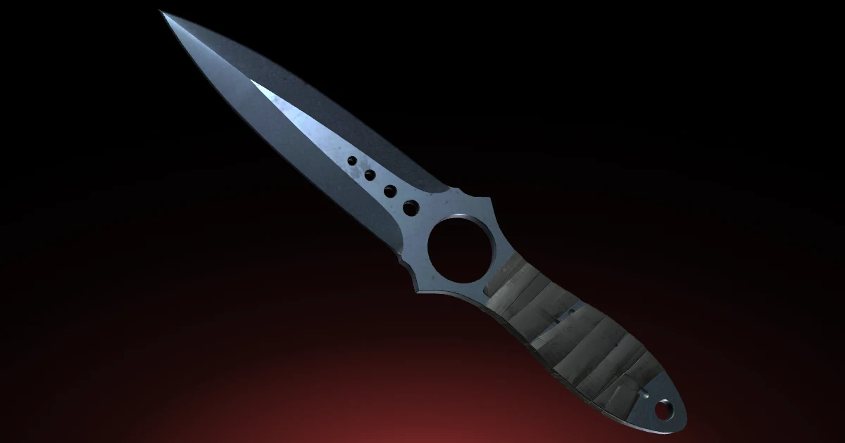 Skeleton Knife | Blue Steel skin in CS2