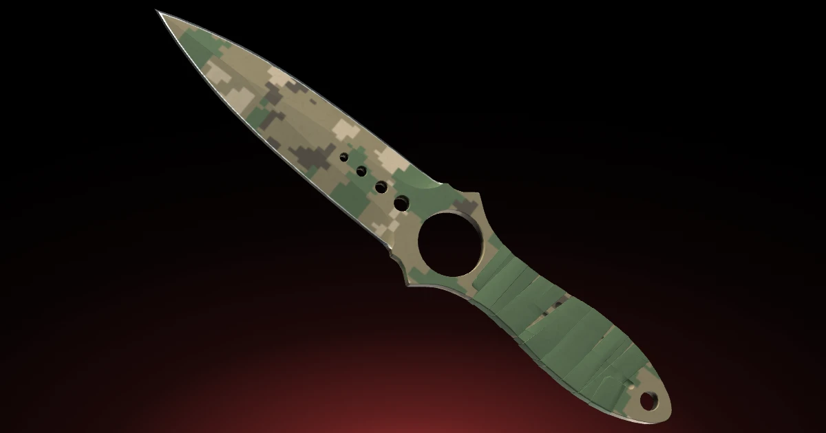 Skeleton Knife | Forest DDPAT skin in CS2