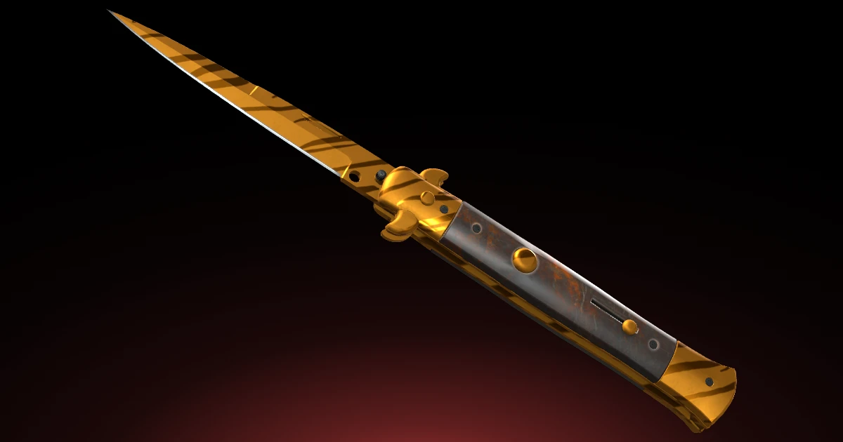Stiletto Knife | Tiger Tooth skin in CS2