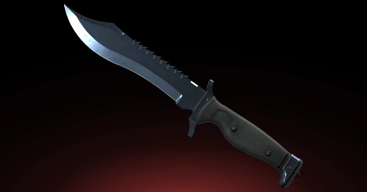 Bowie Knife | Blue Steel skin in CS2
