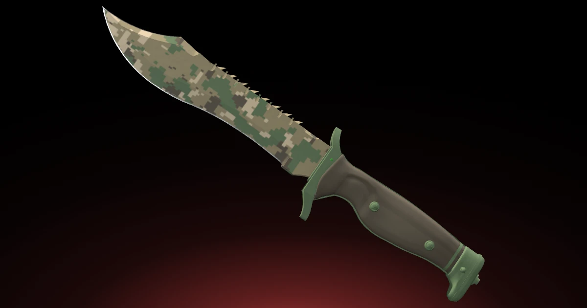 Bowie Knife | Forest DDPAT skin in CS2