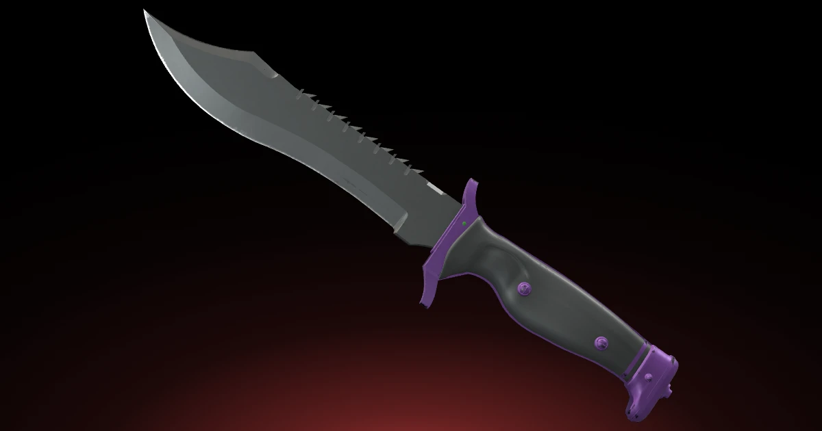 Bowie Knife | Ultraviolet skin in CS2