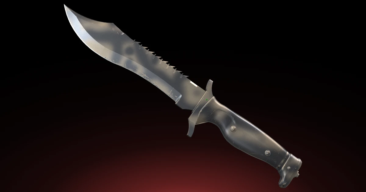 Bowie Knife | Scorched skin in CS2