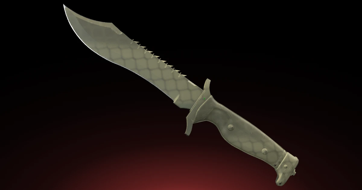 Bowie Knife | Safari Mesh skin in CS2