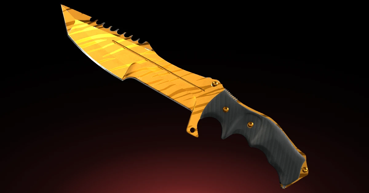Huntsman Knife | Tiger Tooth skin in CS2