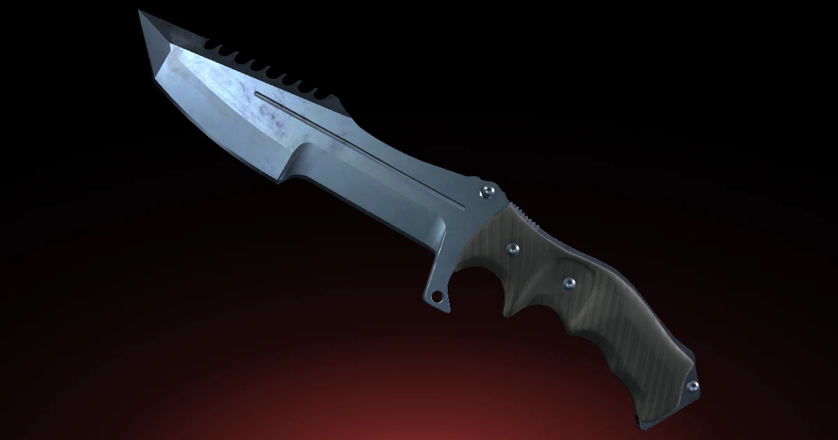 Huntsman Knife | Blue Steel skin in CS2