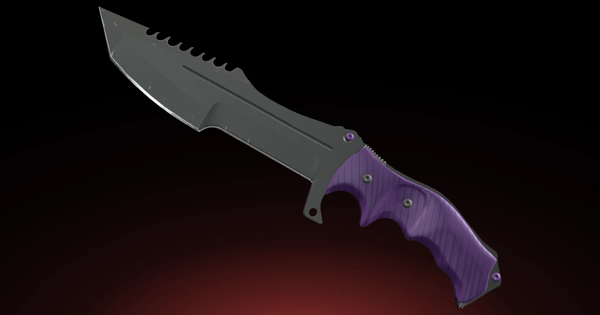 Huntsman Knife | Ultraviolet skin in CS2