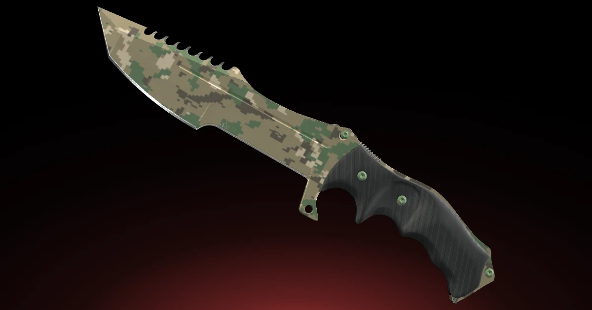 Huntsman Knife | Forest DDPAT skin in CS2