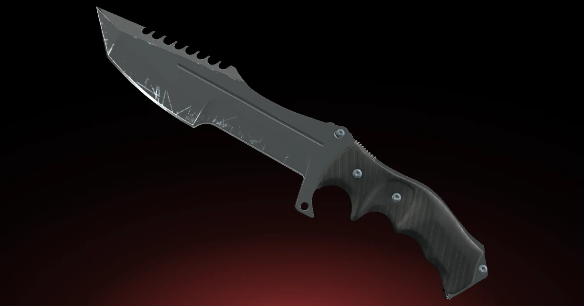 Huntsman Knife | Night skin in CS2