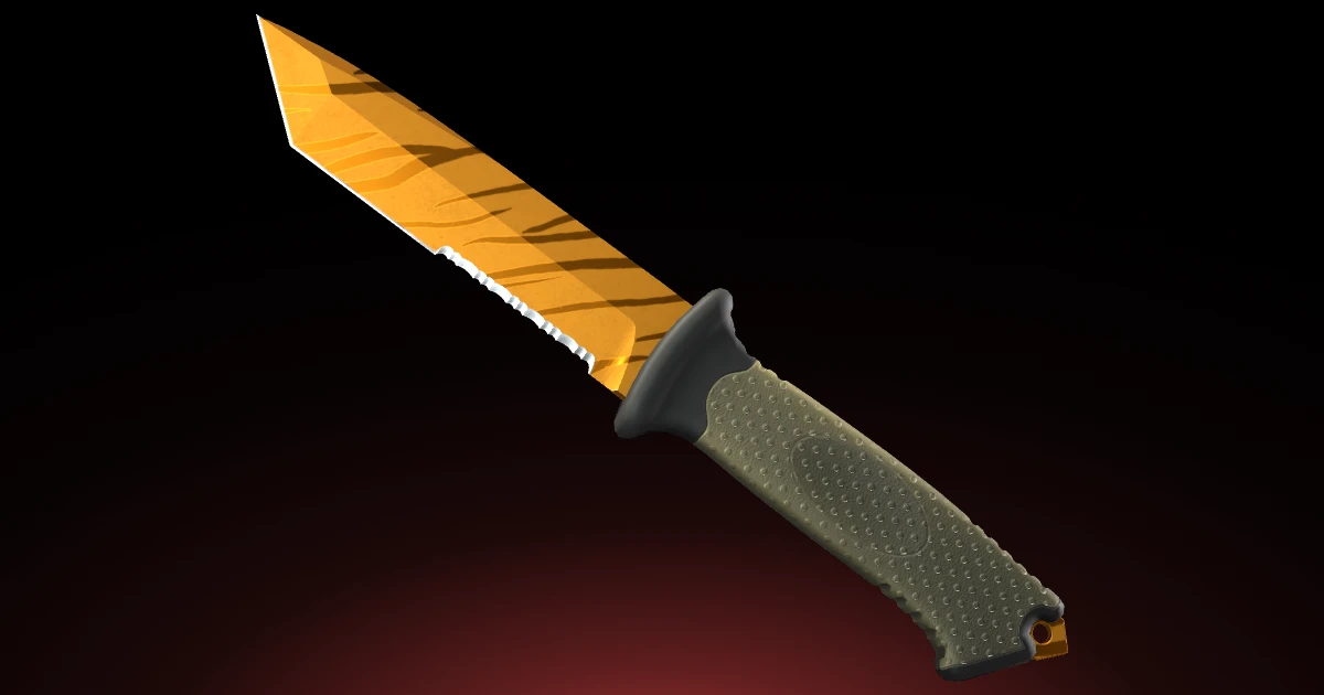 Ursus Knife | Tiger Tooth skin in CS2